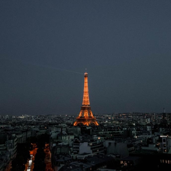Paris under the stars