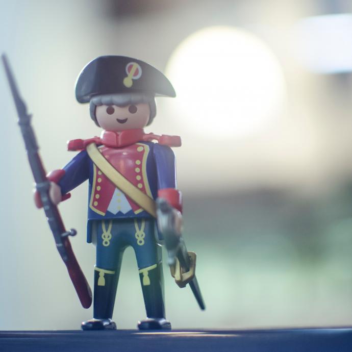 Playmobil at the Invalides: History... Forward, March!