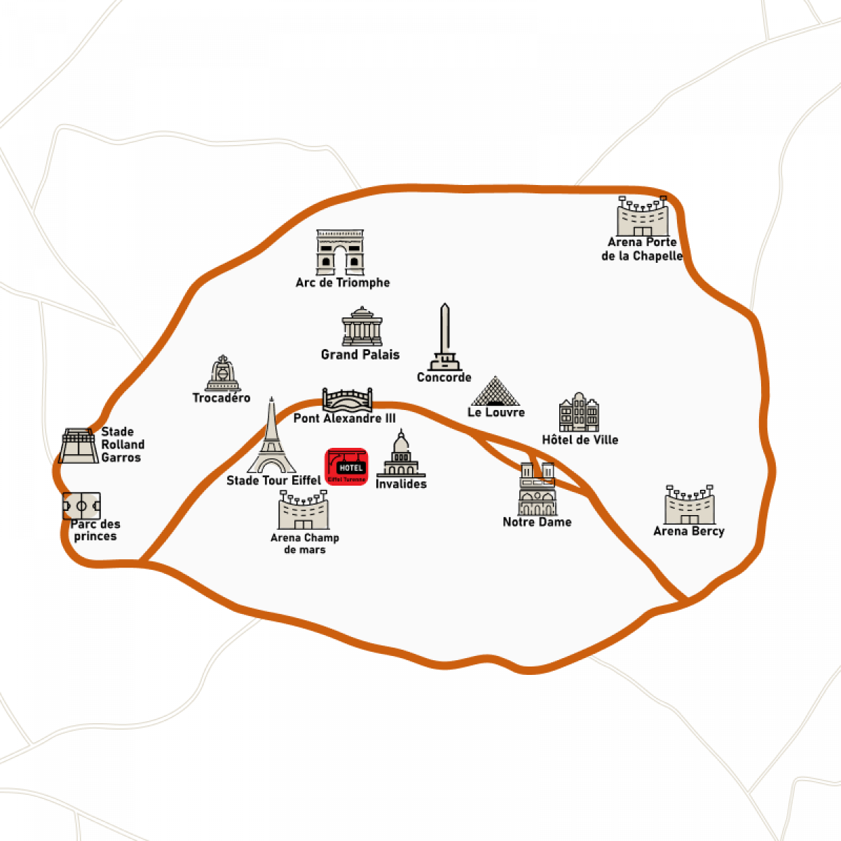 Eiffel Turenne 2021 - LP1 - Lieux de compétitions